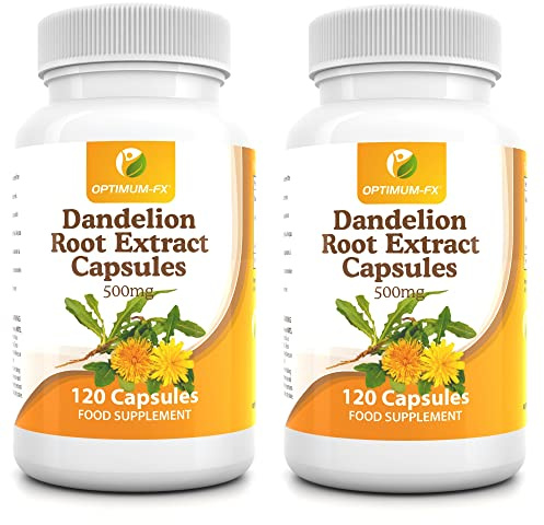 Dandelion Root Extract Capsules 500 mg 120 Capsules