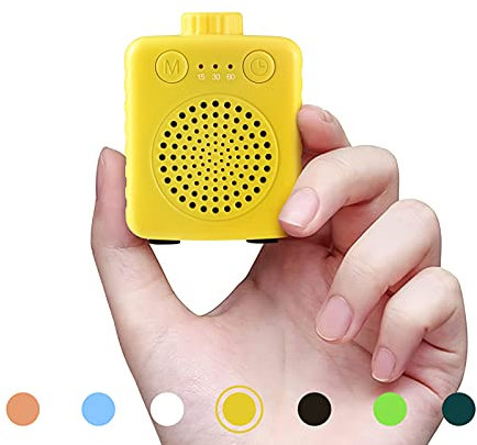 White Noise Machine, Portable Sleep Sound Machine with 13 Soothing Sounds Therapy for Baby, Adult, Tinnitus Relief and Relaxation with Timer/AdjustableVolume (Yellow)