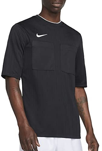 NIKE DH8024-010 M NK DF REF II JSY SS 22 T-shirt Men's BLACK/WHITE Size XL