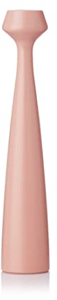 Applicata - Kerzenleuchter, Kerzenhalter - Blossom Lily - Buchenholz - Farbe: warm Rose - Höhe 24,5 cm