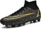 VTASQ Football Boots Men's Breathable Turf High Top Spikes Soccer Shoes Outdoor Cleats Professional Athletics Sneakers Teens Wear-Resistence Soccer Shoes Unisex Black-8UK