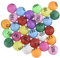 SAFIGLE 100 STK Ersatzzahlenkugeln Kleine Tischtennisplatte Farbige Tischtennisbälle Professionelle Pongbälle Bierspielbälle Bingo Balls Ersatz Für Bingokugeln Haupt Kind Gefüllte Kugel