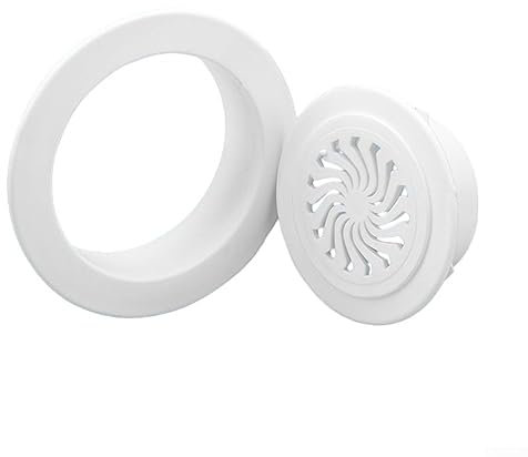 Rosette di copertura in plastica da 40 mm per griglia di ventilazione, foro da parete, copertura per griglia di ventilazione