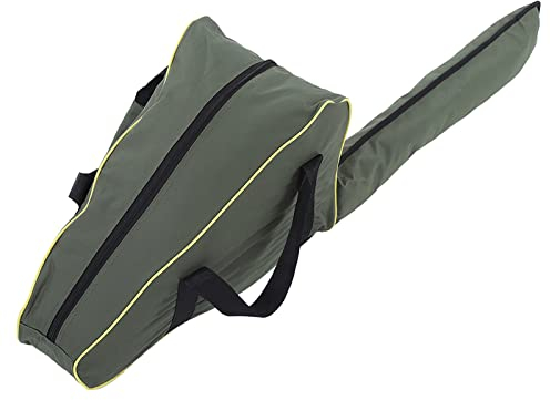 EVGATSAUTO Kettensägen-Tragetasche, Hochwertige Tragbare Oxford-Stoff-Kettensägen-Aufbewahrungstasche, Rasenmäher-Tragetasche, Schutzbox, Kettensägen-Tasche (Grün)