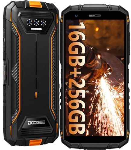 DOOGEE S41 Max 2024 - Smartphone Incassable Android 13, 16Go RAM + 256Go ROM/1To, 6300mAh, Octa-Core, Écran 5.5 HD+, 13MP+8MP, Telephone Incassable Débloqué, IP68/69K/Dual 4G SIM/Face ID/OTG/NFC/GPS