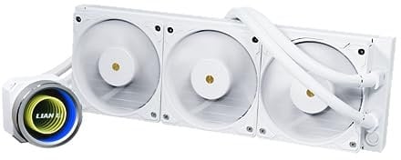 Lian Li Galahad II Trinity Performance 360 - AIO - CPU Liquid Cooler 360mm - Daisy-chainable Radiator LCP Fans - Intel LGA 1700, 1200, 115X, AMD AM5/AM4 Sockets - White - GA2P36W.US1