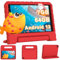 YESTEL Android Tablette Enfants avec WiFi 6, 7Go RAM + 64Go ROM (1TB TF), Bluetooth 5.0, Contrôle Parental, Tablette Educative 8 Pouces HD Écran IPS 1280 * 800, Étui Antichoc EVA, Rouge Indigo