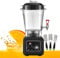 forplubossmmp 2900W Blender - Kitchen Smoothie Mixer, Commercial Food Processors Juice Blender w/Soundproof Cover, Electric Drink Machine for Fruit 11L/15L/19L with Spout 45000RPM Black,19L