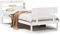Homgoday Bett ohne Matratze Weiß 90x200 Kiefer Massivholz Möbel Deko Bett Bettrahmen Rahmen für Wohnzimmer Schlafzimmer Modell 3306614