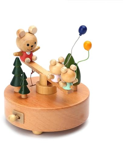 Spieluhr, Zug Spieluhr | Aufzug Burg Mädchen Tänzerin Spieldose | Klassische Spieluhr für Mädchen Weihnachten Geburtstagsgeschenk oder Schreibtischdekoration Ornament