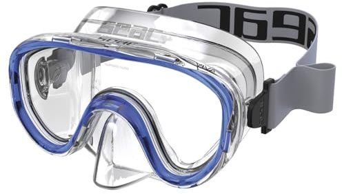 SEAC Viva, Single Lens Silicone Snorkeling Mask for Kids