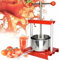 FKINGLRK Pressa per Vino di Frutta, pressa idraulica per la Produzione di succhi, pressa Manuale per UVA, Bacche, Verdure, Olio d'oliva, Sidro, Vino
