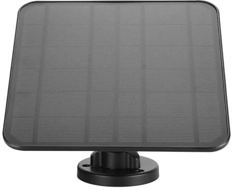 12W Solar Panel for Video Doorbell | IP66 Solar with 360° Bracket | Compatible with, Doorbell 2/3/4 Plus & More | Charging Solution for All Weather Conditions (CSP5W-O-B)