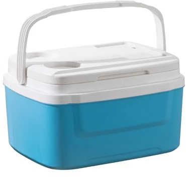 Camping Cooler, Car Fridge, Food and Drink Cooler, 8 L Portable Outdoor Camping Cooler, Leak-proof Car Fridge with Handle, Ice Box with Large Capacity for Drinks, Food Drink