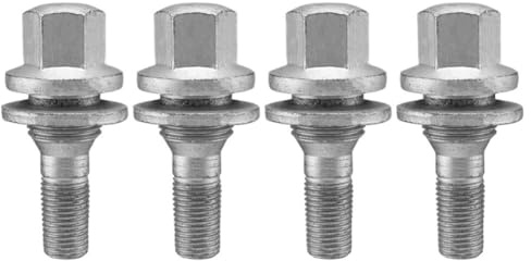 Radmuttern Kompatibel mit Citroen Für C2 C3 C4 C5 Silber Metall Auto Radschrauben Muttern Radnabenschrauben Reifenschraube