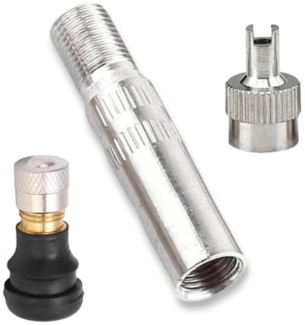 Duoleimi 2 Stück Tubeless Ventile, E-Scooter Ventilverlängerungs Adapter für Ninebot G30D, G30, Xiaomi M365, Pro, Pro2, 1S, Roller Zubehör