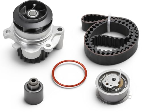 Wasserpumpe & Zahnriemensatz Passend für Volkswagen Golf 4 97-05 | für Touran MPV 2003-2010, Passat Sedan Variant 2000-2005 1.9L, für Audi A4 A3 1.9/2.0L 1996-2013#120RU30, KP55569XS-1