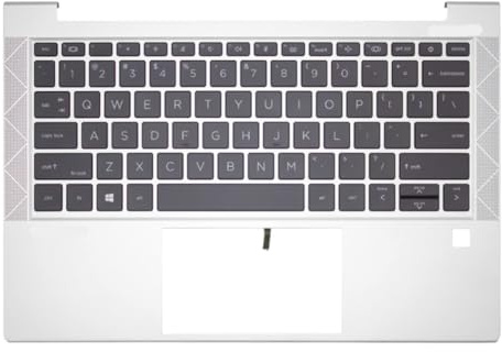 KyAPDmrxn Tastiera con retroilluminazione compatibile con 835 830 735 730 G7 G8 laptop US UK poggiapolsi coperchio superiore accessori di ricambio per computer (US Keyboard C)