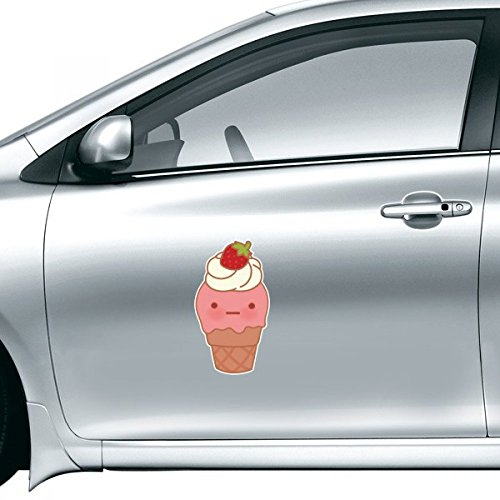 DIYthinker Erdbeer Creme Ausdruck EIS Autoaufkleber auf Auto Styling Aufkleber Motorrad Aufkleber für Auto-Zubehör-Geschenk 40Cm