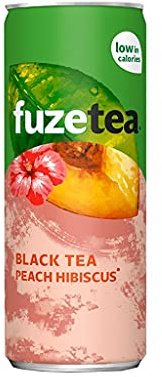 Fuze Tea Thé Noir Pêche Hibiscus 25cl (pack de 2