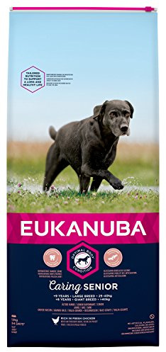 Eukanuba Senior Dog Food for Large Dogs Rich in Fresh Chicken, 12 kg
