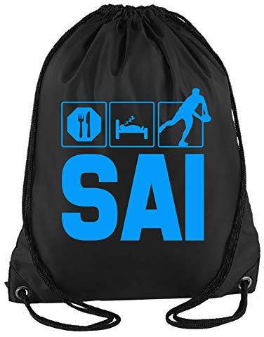 Daytripper Sai Eat Sleep Rugby Union - Bolsa de deporte para niños (33 x 45 cm, 11 L)