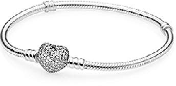 Pandora Women 925 Silver Silver Charm Bracelet - 590727CZ-20