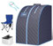 TOREAD Sauna à vapeur personnel unique portable pliable avec générateur de vapeur de 1000 W et 2,6 L, tente de sauna pour personne pour la relaxation, chauffage rapide en 6 minutes, avec télécommande,