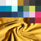 Sweat angeraut - Sweatstoff Meterware - Stretchsweat - Sweatshirtstoff - Joggingbaumwolle warm kuschelig weich - uni * 50 cm x 160 cm *, Farbe: Ocker