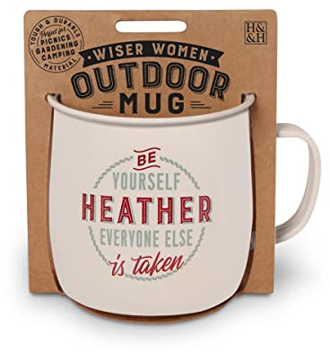 History & Heraldry Personalised Outdoor Mug (Heather)