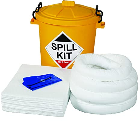 65ltr Oil & Fuel Spill Kit in Plastic Drum