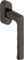 HOPPE HAMBURG Fenstergriff SecuForte+VarioFit 90° 7x32-42mm braun RAL 8707 Ref. 11701365
