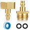 YELUN RV-Winter-Sprinkler-Systeme, Blowout-Stecker, Schnellverbindung, Luftkompressor, 1/4-Zoll-Adapter, passend für Gartenschlauch, Armatur für Wohnmobil, Wohnmobil und Sprinklersysteme