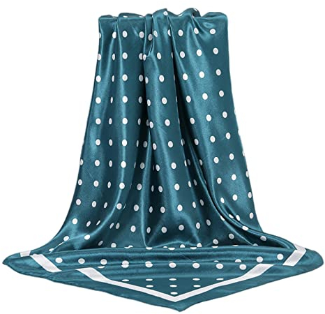 FAIRYGATE Schal Grün Damen Bandana Seidentuch Bandanas Kopftuch für Damen Herren Unisex Multifunktionsfarbdruck Hip Hop Cowboy Bandanas DA2419