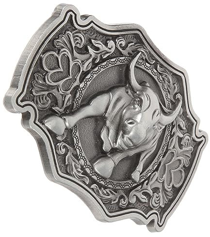 CALLARON Vintage Gürtelschnalle Herren Kuh Dekoration Legierung Schnalle Für Jeans Gürtel Hüftgürtel Bekleidungszubehör Western Stil Accessoire