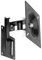 TV Standfuss TV Ständer TV Standfuß Fernsehtisch Bodenständer Fernsehständer Drehbar Schwenkbar Monitorständer Ausziehbar Freie Drehung Nach Links Rechts Geeignet Für 12-26 Zoll (Black)