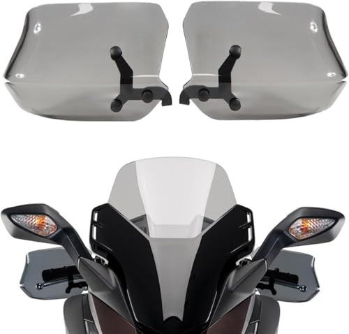 JT2D Bouclier De Protection des Mains De Moto, Accessoire De Pare-Brise pour H&Onda Forza 350 300 Forza125 NSS350 (Color : Grey)