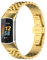 KAREN66 Metall Armband Kompatibel mit Fitbit Charge 6/Charge 5 Armband, Edelstahl Uhrenarmband für Damen Herren (Gold, 18 mm)