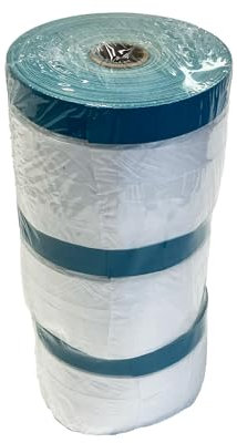 Handelskönig 3 x Gewebe-Masker 550 mm x 20 m UV-Band Abklebeband Abdeckfolie Klebeband Folie Klebefolie UV stabil Folienklebeband Gewebeklebeband