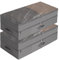 WELTRXE Under Bed Storage, 2 Pack 70L Double Layer Large Underbed Storage Box with Lid, Extensible Clothes Storage Bag, Foldable Wardrobe Storage Organiser for Bedding, Clothing, Shoes, Toys, Grey