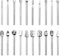 Fräser Holz Set 20 Stück Holzschnitzerei Bohrer Set für Holzfräser Rotary Tool Holzfräser für Bohrmaschine Frässtifte für DIY Heimwerker Holzarbeiten Schnitzen Gravieren Bohren, 3 mm Schaft