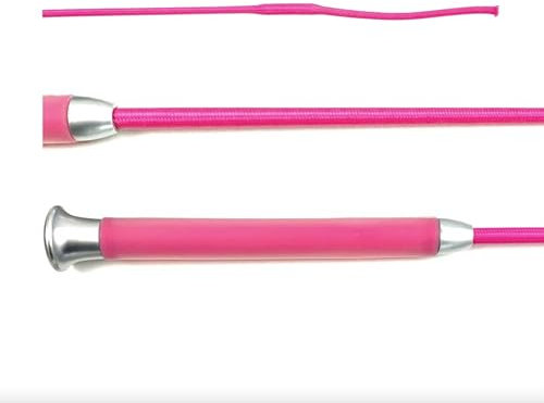 JA Horse Gel Dressurgerte Dressur reiten Gerte Reitgerte mit Gelgriff (Pink, 110 cm)
