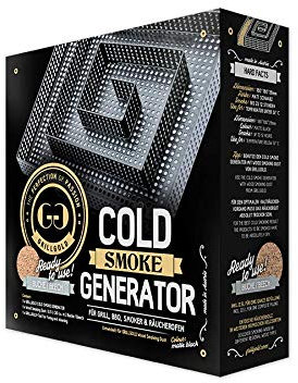 GRILLGOLD Räucherschnecke für Kalträuchern inkl. 0,5L Räuchermehl - Kaltrauchgenerator für Räucherofen, Grill & Smoker - Hitzebeständig, leicht zu reinigen, lange Brenndauer - Premium Räucherzubehör