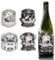SUPERDANT 40 Pcs Best Blend Family Cellars Wine Labels for Bottles Black White Champagne Labels Wines Prints Wine Bottle Label Champagn Stickers Covers for Bottles Birthday Wedding Party Decorations