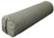 PURE SHANTI Yogabolster aus 100% Bio-Baumwolle | 63 x 17 cm | Nachhaltiges Bolster | Waschbar, nachfüllbar | Natürliche Buchweizenspreu-Füllung | OCS-zertifiziert | Rundes Yogakissen (Olivgrün)