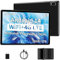 2025 10 inch Tablet Phone 4G LTE Cellular Tablets Android 14 Tablet with Sim Card Slot Unlocked 10GB+32GB with Protective Case with GPS 2.0GHz Processor 8MP Camera and 1TB TF Expandable
