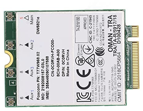 Tarjeta Inalámbrica 3G 4G 5G, Posicionamiento Rápido de Soporte de Velocidad de Transmisión, Adecuado para Laptop con Tarjeta de Red Inalámbrica PCB