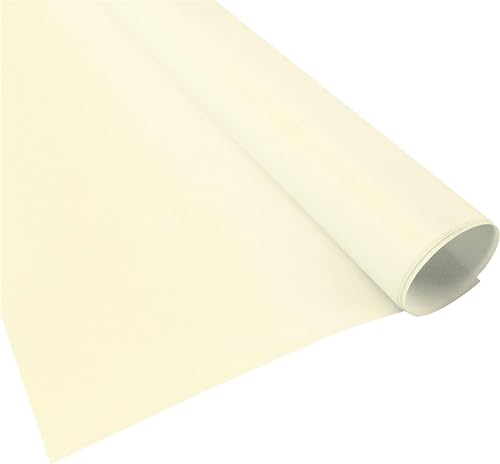 Transparentpapier Uni 50 x 61 cm creme - 5 Rollen