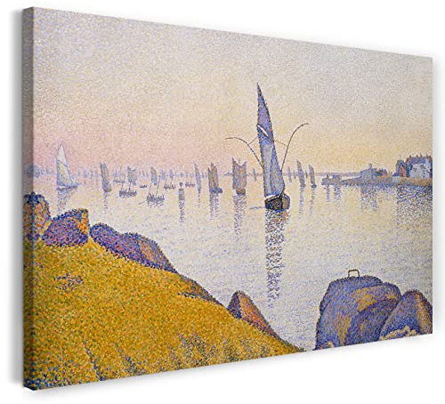 Printed Paintings Leinwand (120x80cm): Georges Seurat - Abendruhe