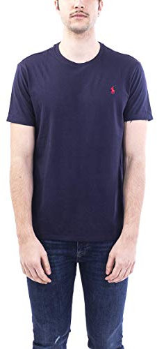 Polo Ralph Lauren Magliette da tè T-Shirt, Blu (Ink A4000), M Uomo